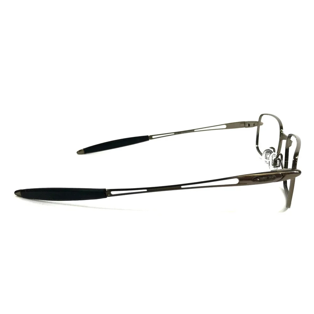 Oakley Eyeglasses Frames Intervene 4.0 Olive Chrome Rectangle Wire Rim 52-18-132